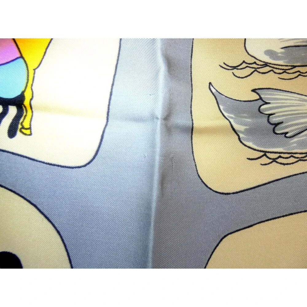 VTG Neiman Marcus 100% Silk Scarf Twelve Days of Christmas 30